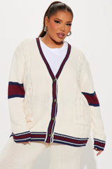 Rich Again Sweater Pant Set - Cream/combo