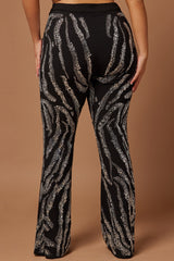Amira Embellished Pant - Black