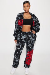 Von Dutch Abstract Jogger - Charcoal/combo