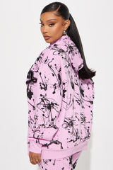 Von Dutch Masterpiece Zip Up Hoodie - Pink/combo