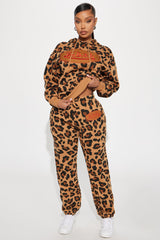 Von Dutch Leopard Patch Jogger - Leopard