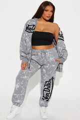 Von Dutch Paint Jogger - Grey/Black