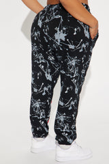 Von Dutch Abstract Jogger - Charcoal/combo