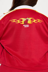 Miami Heat Halftime Track Jacket - Red