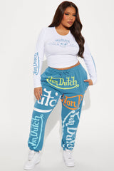 Von Dutch Skull Long Sleeve Top - White/combo