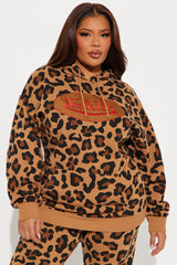 Von Dutch Leopard Patch Hoodie - Leopard