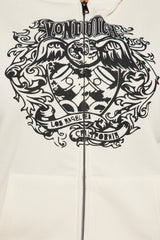 Von Dutch Novelty Print Sweatshirt - Cream/combo