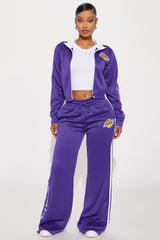 Lakers Halftime Zip Up Jacket - Purple