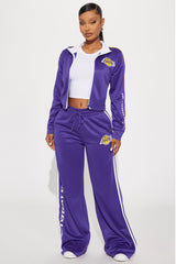 Lakers Halftime Wide Leg Pant - Purple