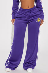 Lakers Halftime Wide Leg Pant - Purple