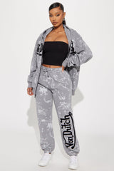 Von Dutch Paint Jogger - Grey/Black