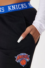 Knicks Free Throw Wide Leg Pant - Black