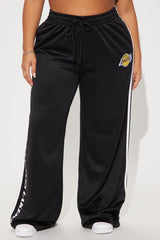 Lakers Halftime Wide Leg Pant - Black