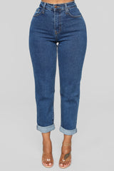 I Got It From My Mama Jeans - Dark Denim