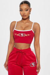 Niner Nation Crop Top - Red