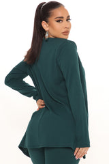 Payin' It Forward Blazer Set - Hunter