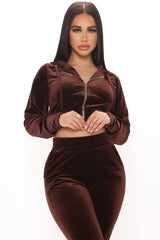 Down To Lounge Pant Set - Brown