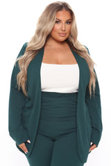 Payin' It Forward Blazer Set - Hunter