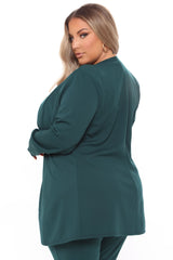 Payin' It Forward Blazer Set - Hunter