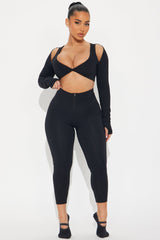 Balance On It 7/8 Super Soft Active Legging - Black