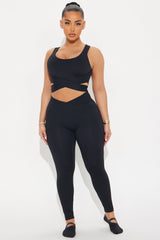 Lean Into It Super Soft Active Legging - Black