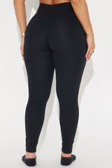 Lean Into It Super Soft Active Legging - Black