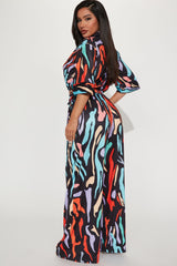 Full Of Color Pant Set - Multi Color