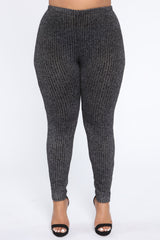 Feeling The Chill Sweater Set - Charcoal