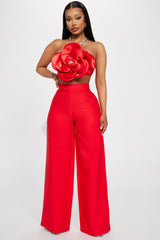 Rosa Pant Set - Red