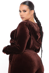 Down To Lounge Pant Set - Brown