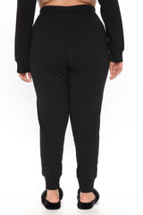 Latest And Greatest French Terry Jogger - Black