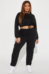 Finding Time Jogger Set  - Black