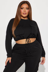 Finding Time Jogger Set  - Black
