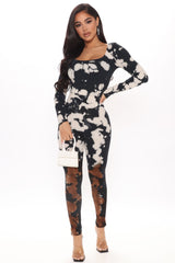 Best Of Both Worlds Legging Set - Black/combo