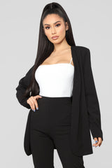 Payin' It Forward Blazer Set - Black