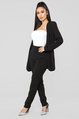 Payin' It Forward Blazer Set - Black