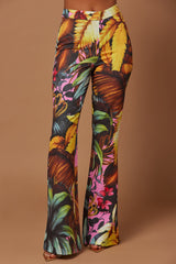 Biance Floral Blazer Suit Set - Multi Color