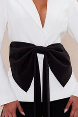 Special Occasion Suit Set - White/Black