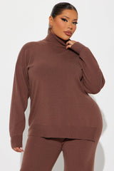 Staying Here Sweater Pant Set - Mocha