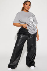 Bugs Bunny Jumbo Print Graphic Tee - Grey