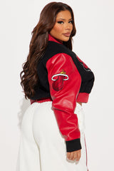 Miami Heat Bomber Jacket - Black