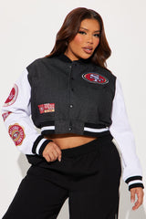 Niners Home Game Jacket - Black Wash