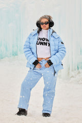 Snow Much Fun Snowboard Pants - Light Blue