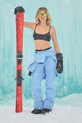 Snow Much Fun Snowboard Pants - Light Blue