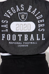 Raiders Home Game Jacket - Black Wash