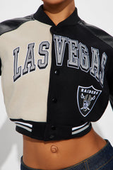 Touchdown Raiders Bomber Jacket - Black