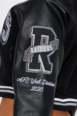 Touchdown Raiders Bomber Jacket - Black