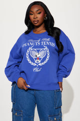 Beverly Hills Peanuts Tennis Sweatshirt - Navy