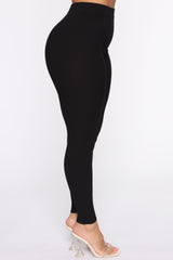 Wrong Way Sweater Pant Set - Black