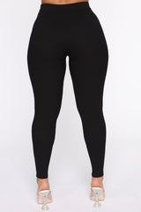 Wrong Way Sweater Pant Set - Black
